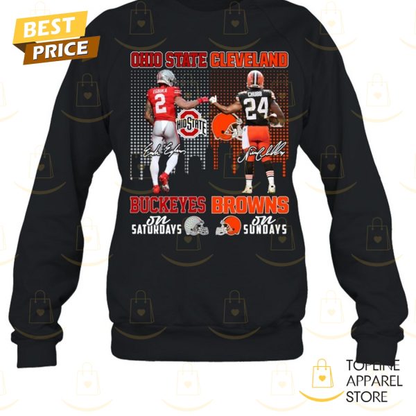 Ohio State Buckeyes x Cleveland Browns Signature Unisex T-Shirt