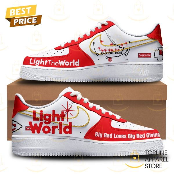 Kansas City Chiefs Light The World Air Force 1