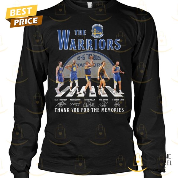 The Golden State Warriors 1946-2025 Signature Thank You For The Memories Unisex T-Shirt