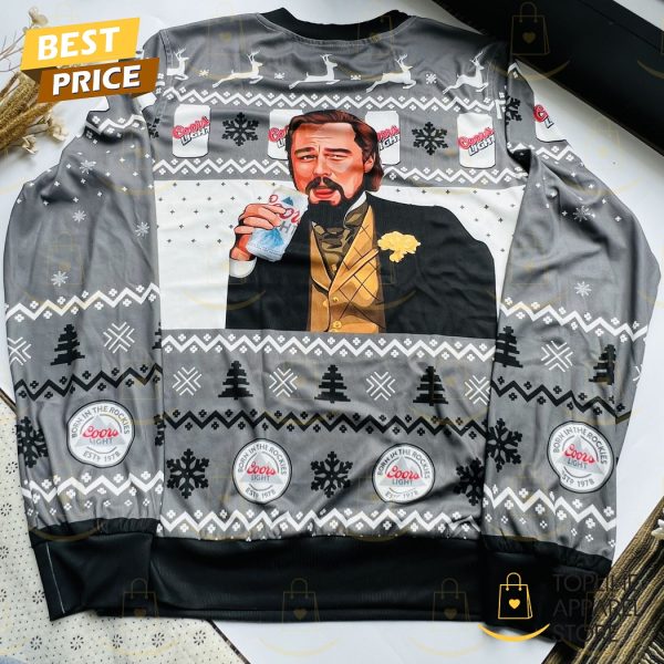 Coors Light Leonardo DiCaprio Meme Ugly Christmas Sweater