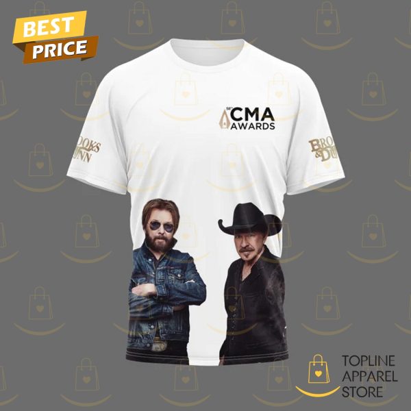 Brooks & Dunn Vocal Duo Of The Year 58th CMA Awards Signature 3D T-Shirt Signature 3D T-Shirt