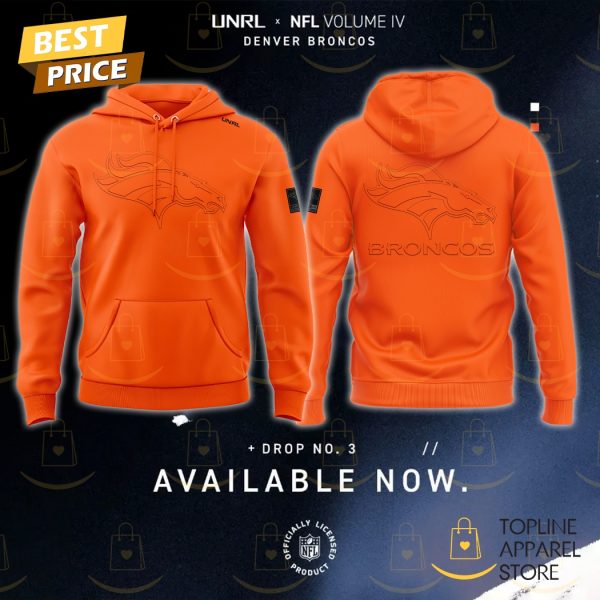 UNRL x Denver Broncos Crossover Hoodie – Orange