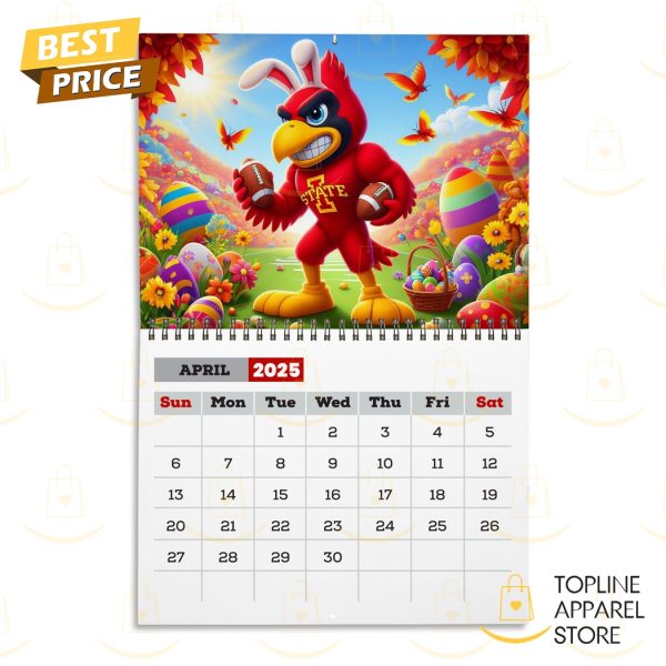 Iowa State Cyclones Go Cyclones 2025 Calendar