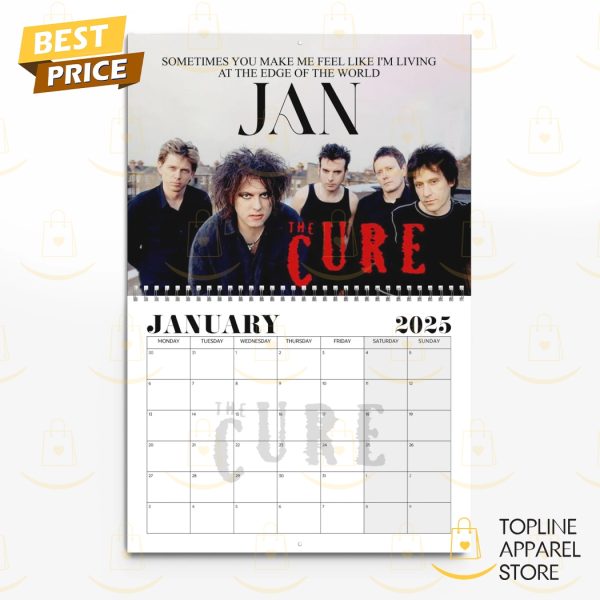 The Cure Happy New Year 2025 Calendar