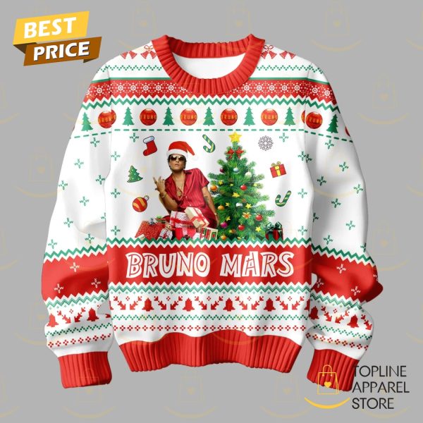 Bruno Mars Christmas Sonf Sweater