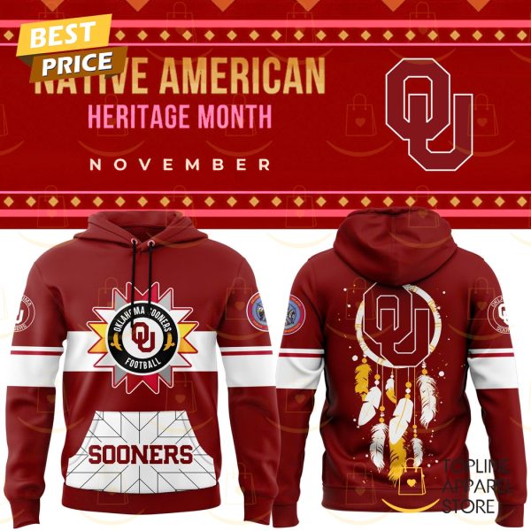 Oklahoma Sooners 2024 Native American Heritage Month Hoodie