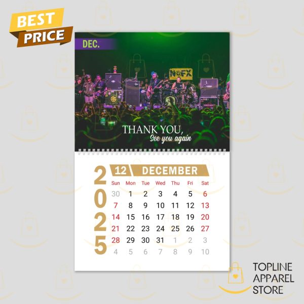 NOFX – Thank You See You Again 2025 Calendar