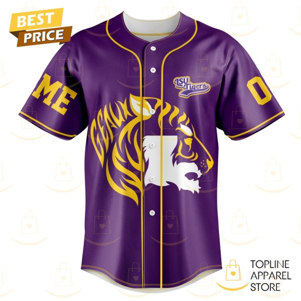 Personalized LSU Tigers Geaux Tigers Baseball Jersey