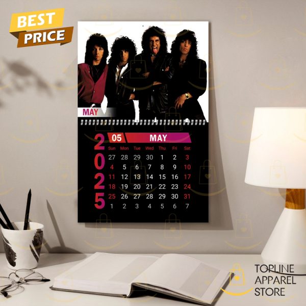 KISS Band Happy New Year 2025 Calendar