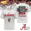 Alabama Crimson Tide Make Christmas Great Again Roll Tide 3D T-Shirt – Black