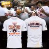 2024 Men Basketball Tournament Champs Auburn Tigers 3D T-Shirt – White