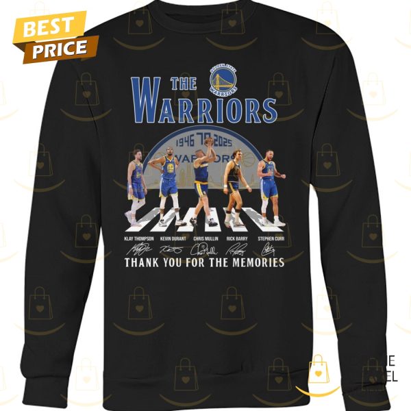 The Golden State Warriors 1946-2025 Signature Thank You For The Memories Unisex T-Shirt