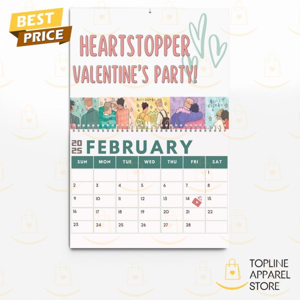 Heartstopper Happy New Year 2025 Calendar