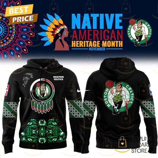 Boston Celtics 2024 Native American Heritage Month Hoodie