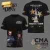 Brooks & Dunn Vocal Duo Of The Year 58th CMA Awards Signature 3D T-Shirt Signature 3D T-Shirt