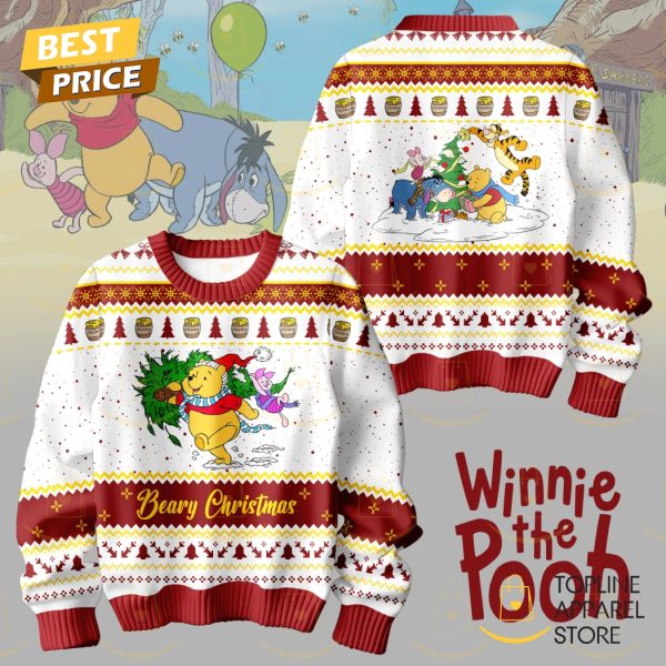 Winni The Pooh Beary Christmas Sweater