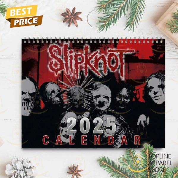 Slipknot Happy New Year 2025 Calendar