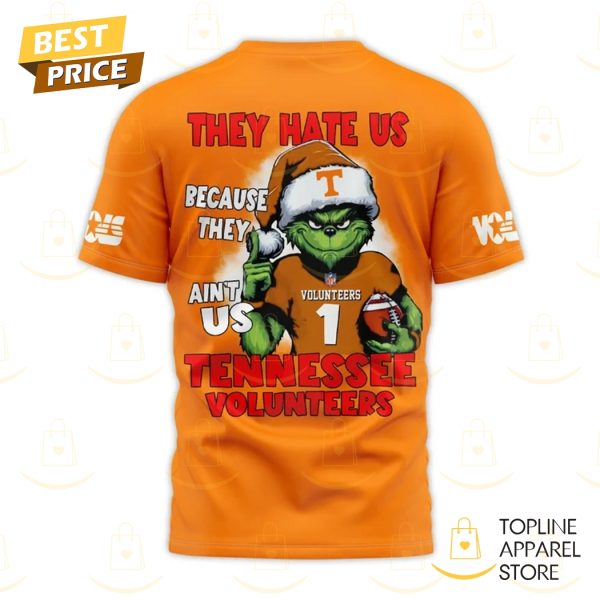 They Hate Us Because They Aint Us Tennessee Volunteers 3D T-Shirt