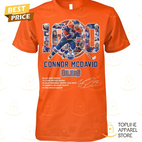 Connor Mcdavid Edmonton Oilers Signature Unisex T-Shirt