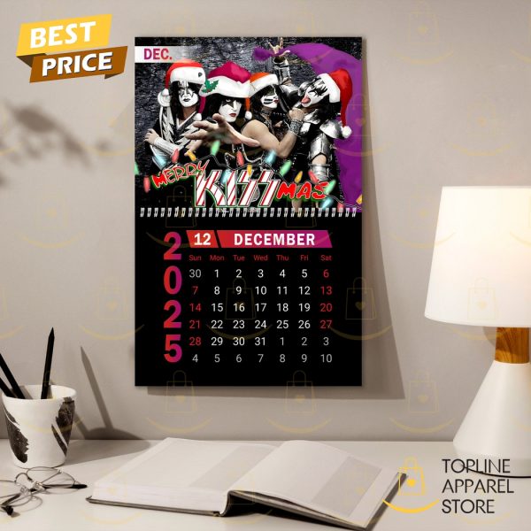 KISS Band Happy New Year 2025 Calendar