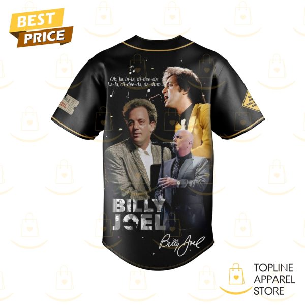 Billy Joel Piano Man Lyrics Signature Baseball Jersey