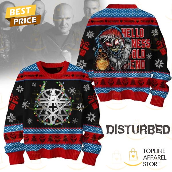 Disturbed Hello Darkness My Old Friend Sweater