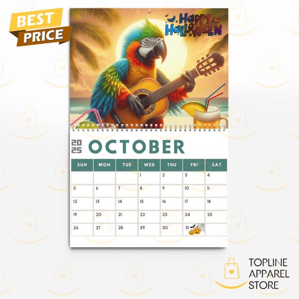 Jimmy Buffett Happy New Year 2025 Calendar