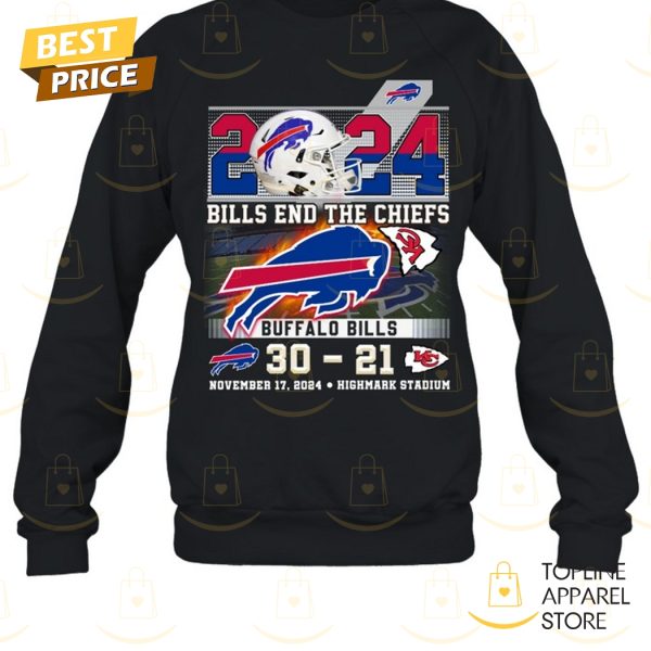 2024 Buffalo Bills End The Chiefs 30-21 Unisex T-Shirt