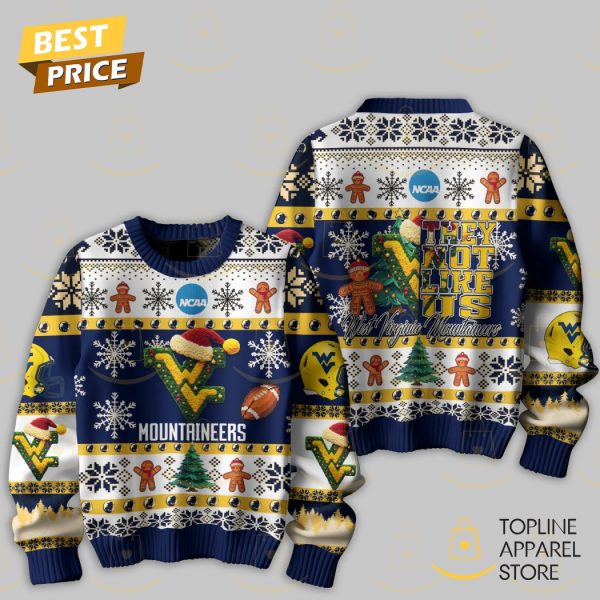 West Virginia Mountaineers They Not Like Us Sweater