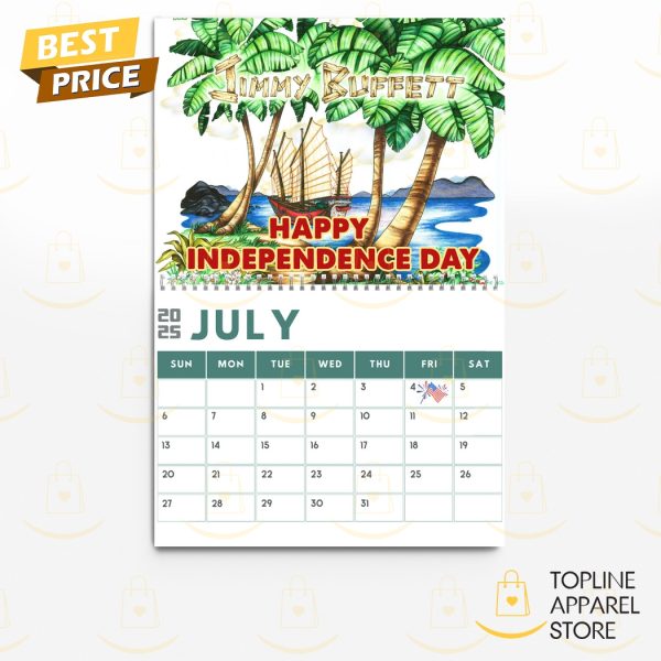 Jimmy Buffett Happy New Year 2025 Calendar