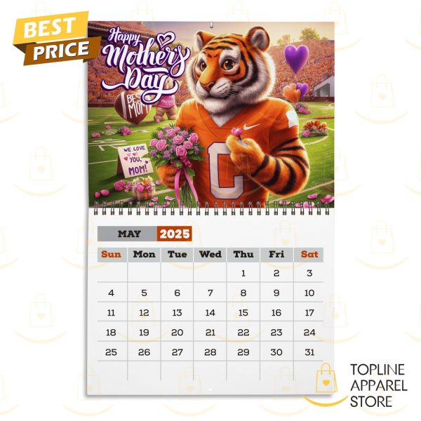 Clemson Tigers Football 2025 Calendar