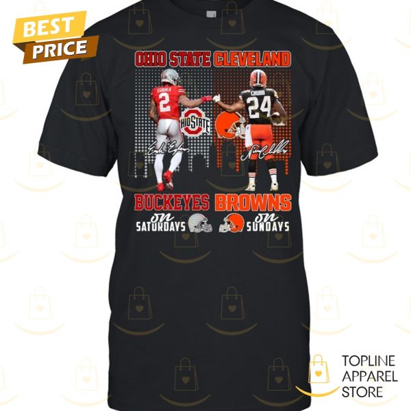 Ohio State Buckeyes x Cleveland Browns Signature Unisex T-Shirt