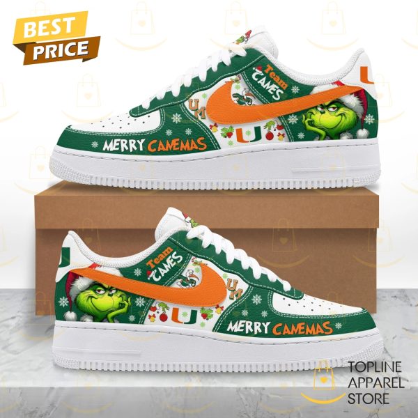 Miami Hurricanes Merry Canemas Air Force 1