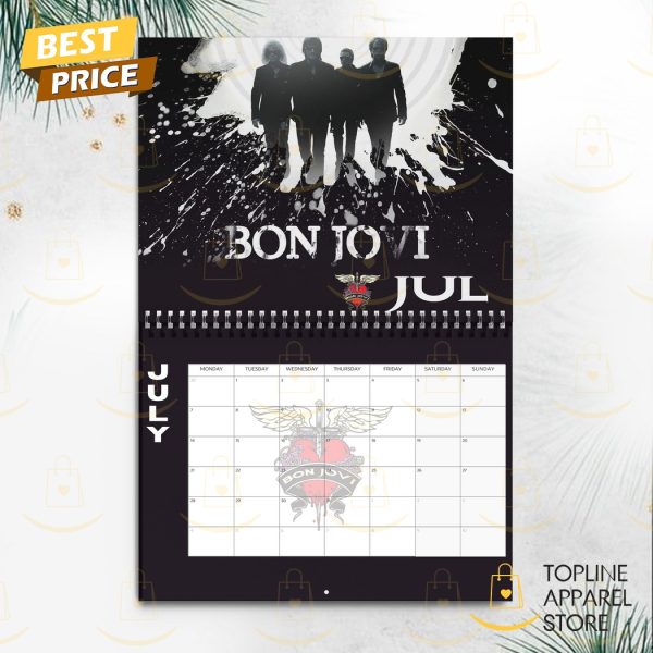 Bon Jovi Happy New Year 2025 Calendar