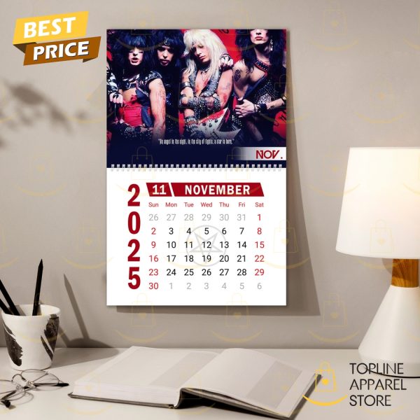 Motley Crue Shout At The Devil 2025 Calendar