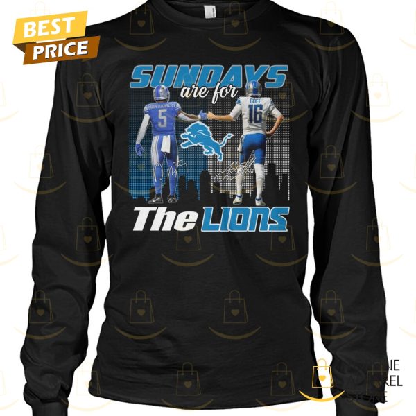 Sunday Are For The Detroit Lions Unisex T-Shirt