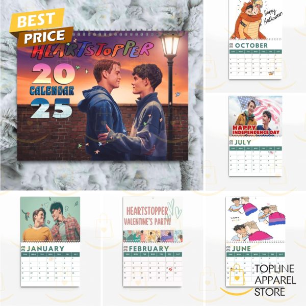 Heartstopper Happy New Year 2025 Calendar