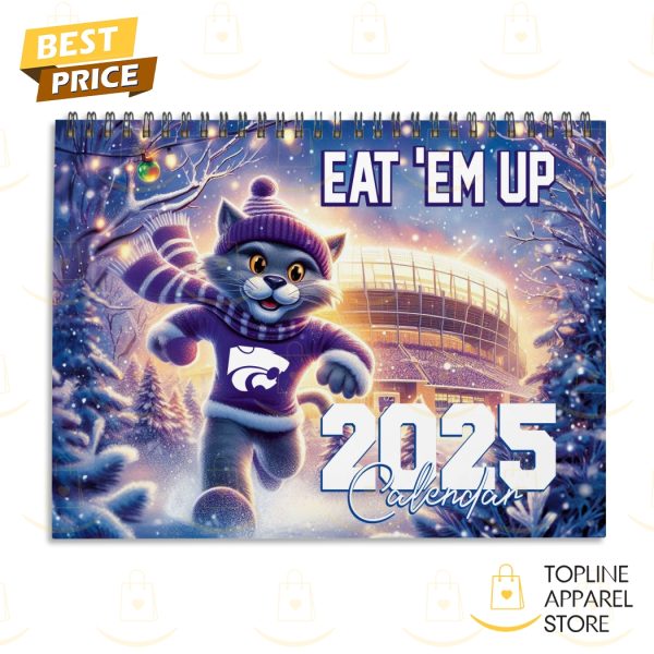 Kansas State Wildcats Eat Em Up 2025 Calendar