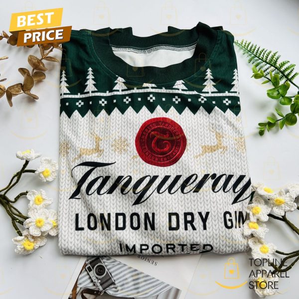 Tanqueray London Dry Gin Imported Ugly Christmas Sweater