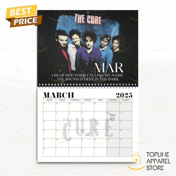 The Cure Happy New Year 2025 Calendar