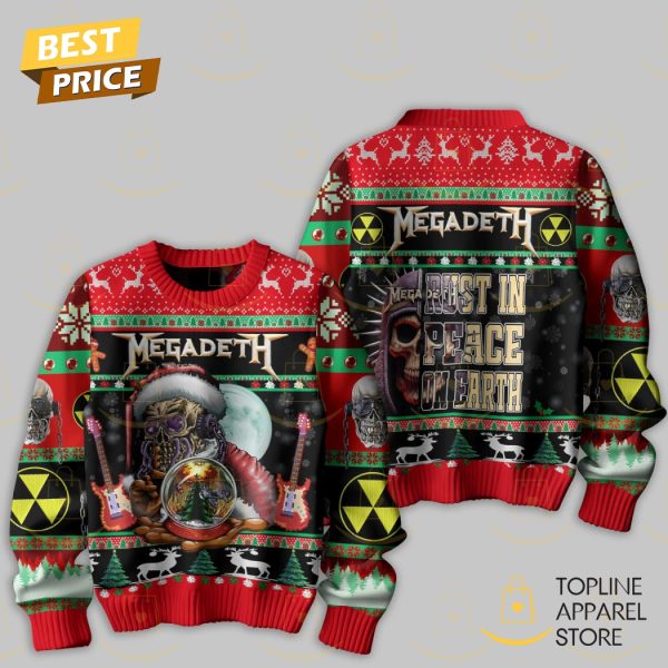 Megadeth Rust In Peace On Earth Sweater