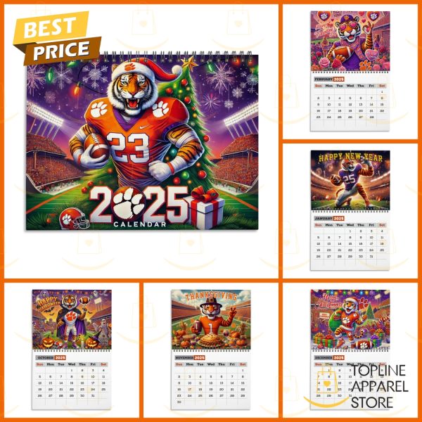 Clemson Tigers Football 2025 Calendar