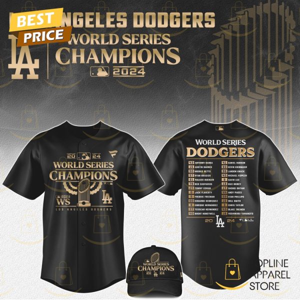 2024 World Series Champions Los Angeles Dodgers Players Baseball Jersey