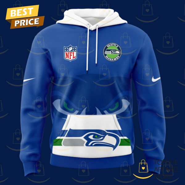 Seattle Seahawks Throwback Game Hoodie – Blue