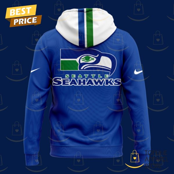 Seattle Seahawks Throwback Game Hoodie – Blue