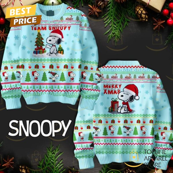 2024 Team Snoopy Merry Xmas Sweater