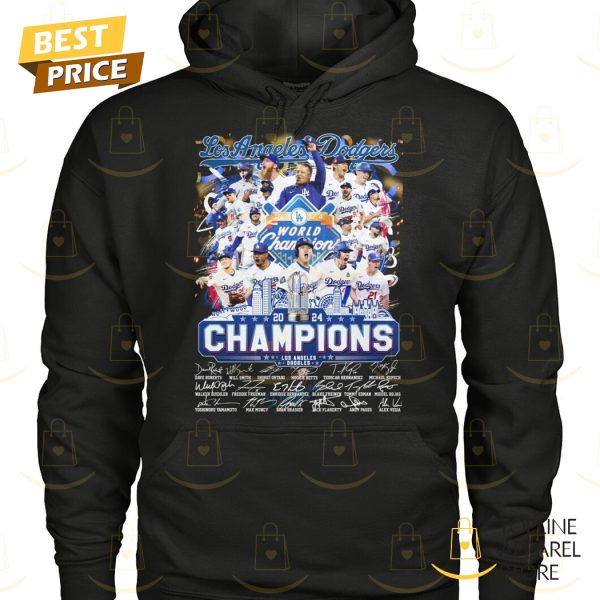 Los Angeles Dodgers 2024 World Series Champions Players Signature Unisex T-Shirt