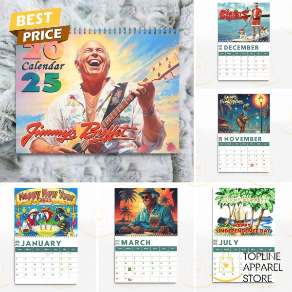 Jimmy Buffett Happy New Year 2025 Calendar