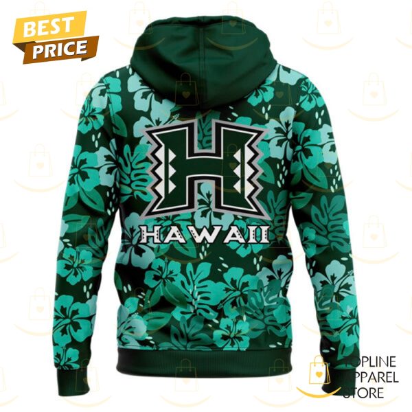 Hawaii Rainbow Warriors Basketball Design Hoodie