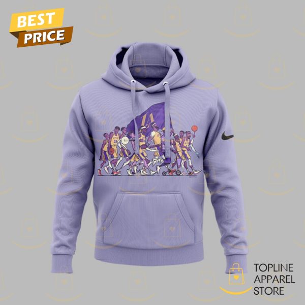 Los Angeles Lakers Basketball Team Design Hoodie